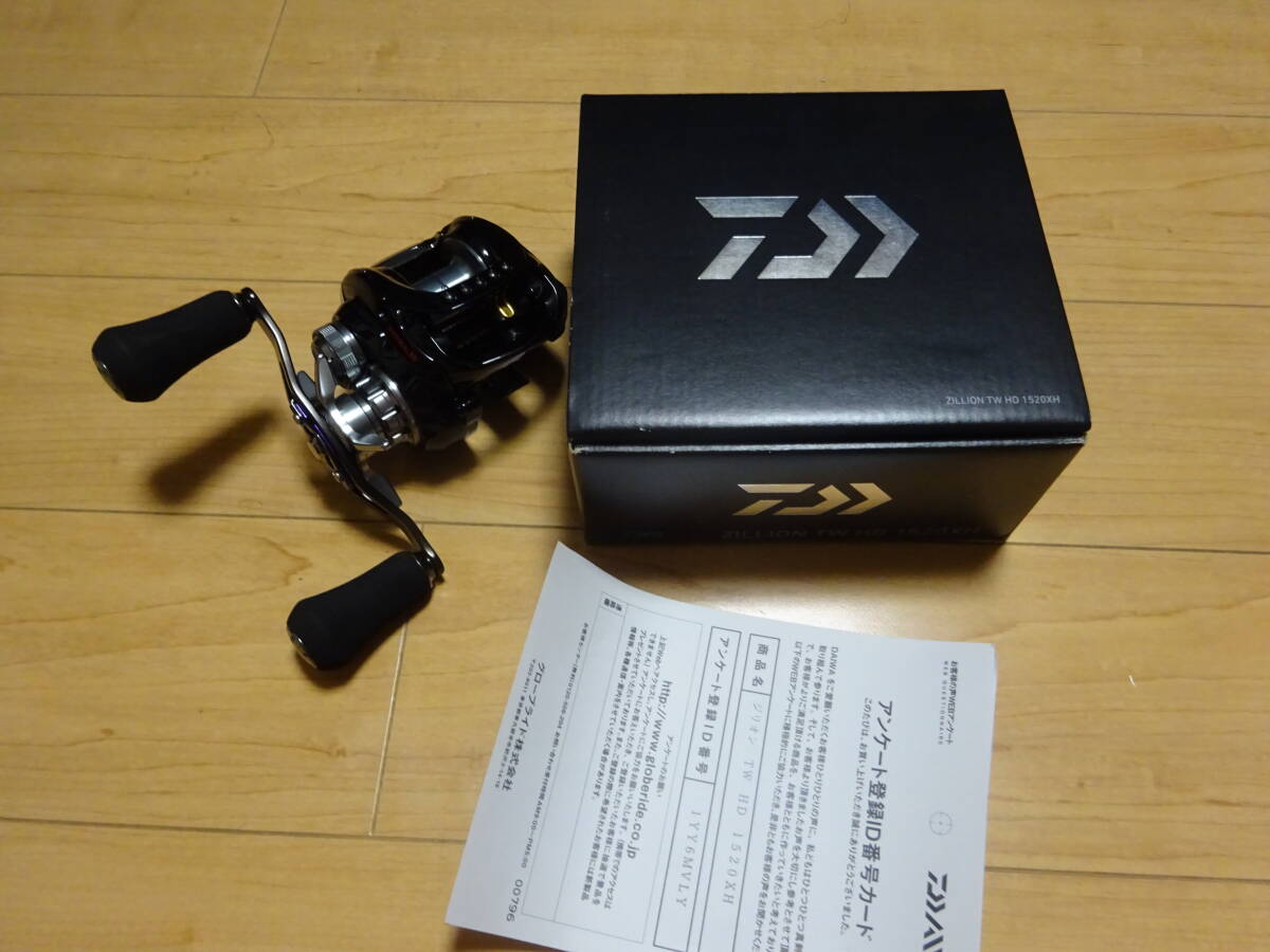 未使用 希少 ダイワ 18ジリオンTW HD 1520XH_画像1
