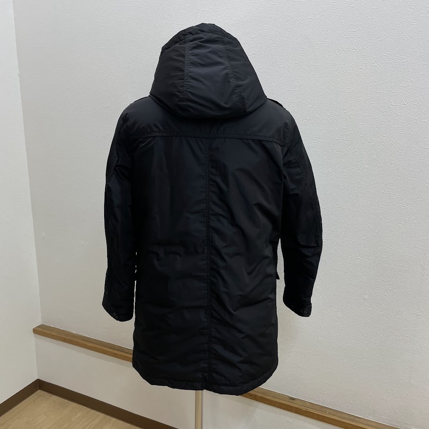 ★sm2435 バーバリー ロンドン ダウン コート Mサイズ ブラック BURBERRY London ジャケット 黒 ノバチェック アウター メンズ_画像7