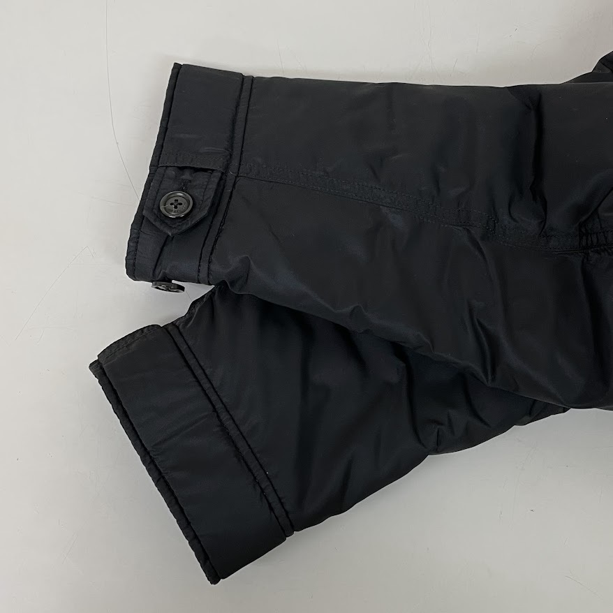 ★sm2435 バーバリー ロンドン ダウン コート Mサイズ ブラック BURBERRY London ジャケット 黒 ノバチェック アウター メンズ_画像5