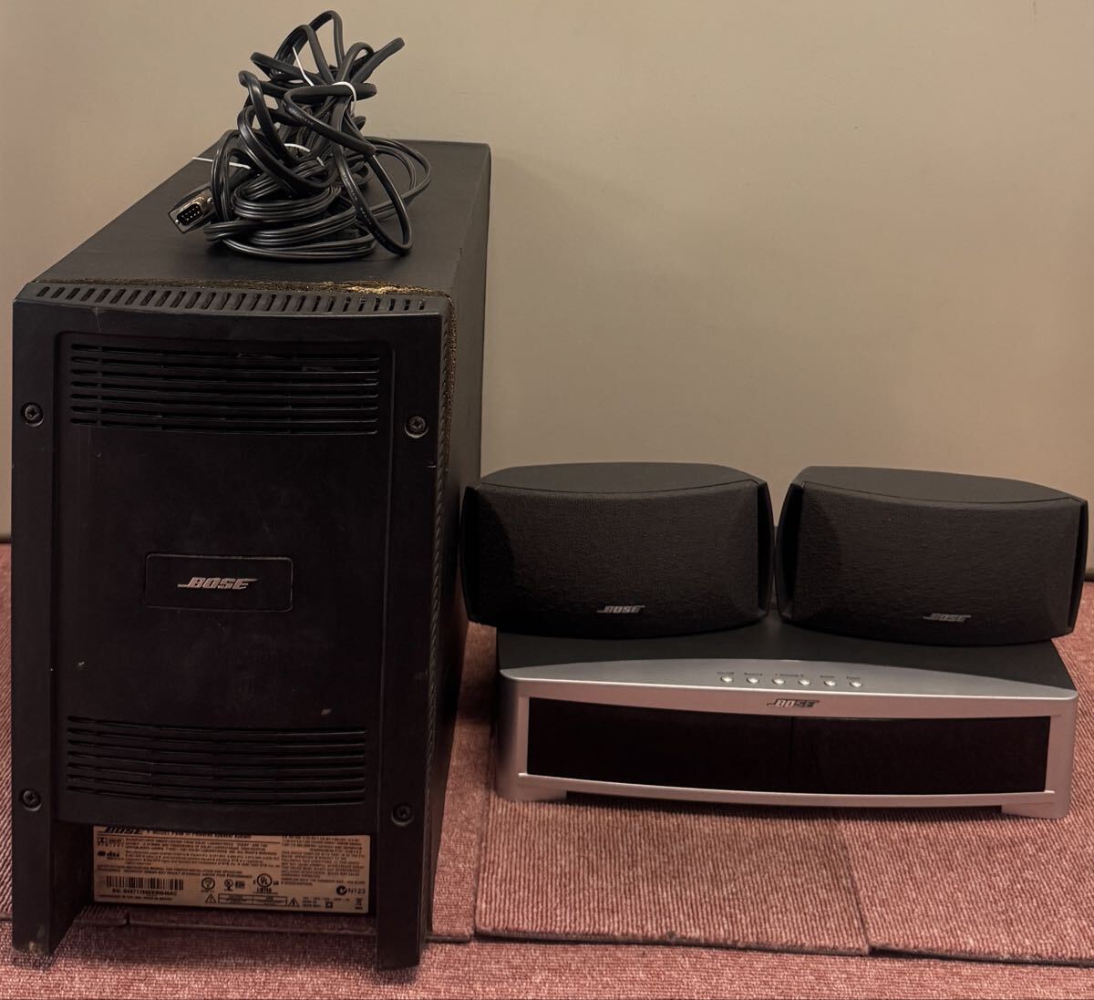 BOSE ボース3-2-1 Series III AV3-2-1III + PS48IIIセット（Media Center AV3-2-1III + Bass Module PS48III + スピーカー2台） (826)_画像2