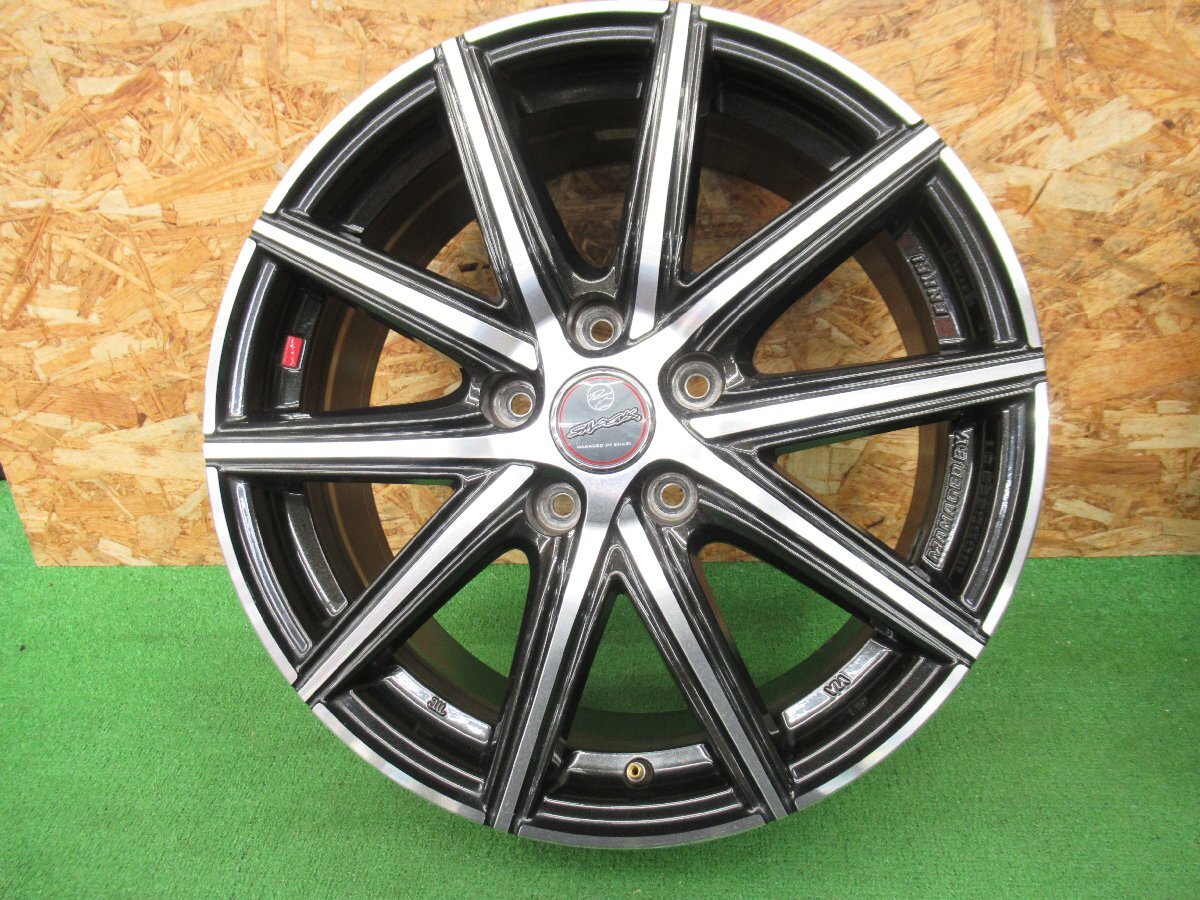 ★3284AMZ ENKEI SMACK VANISH 17×7J 5/114.3 +48 スマック エンケイ 中古 ホイール 4本_画像2