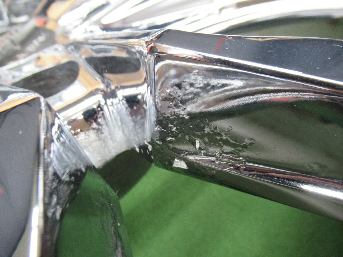 ★3279AMZ WEDS クレンツェ VERAE ヴェラーエ 20×8.5J 5/114.3 +40 ハリアー外し 中古 4本_画像6