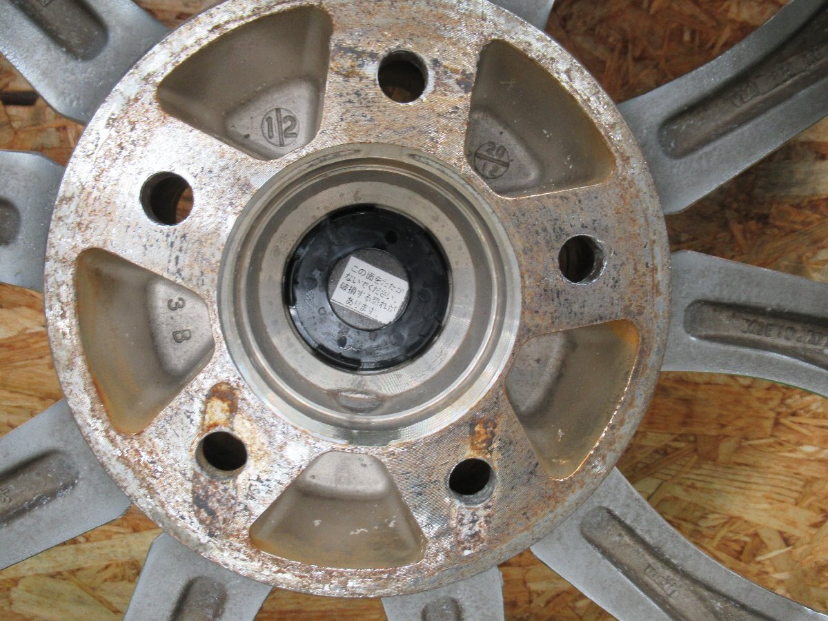 ★3279AMZ WEDS クレンツェ VERAE ヴェラーエ 20×8.5J 5/114.3 +40 ハリアー外し 中古 4本_画像8