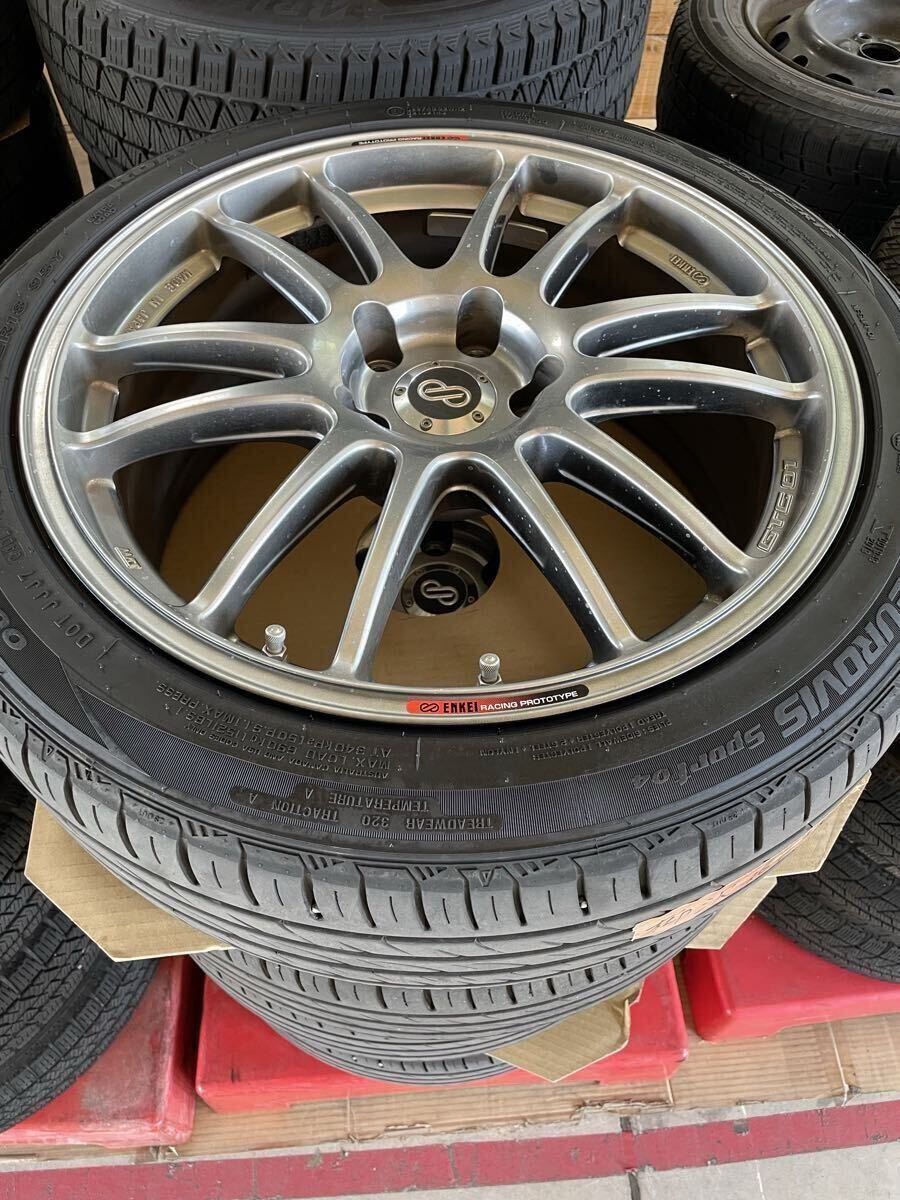 エンケイ　GTC01 18インチ　スバル　8J 114.3 _画像1