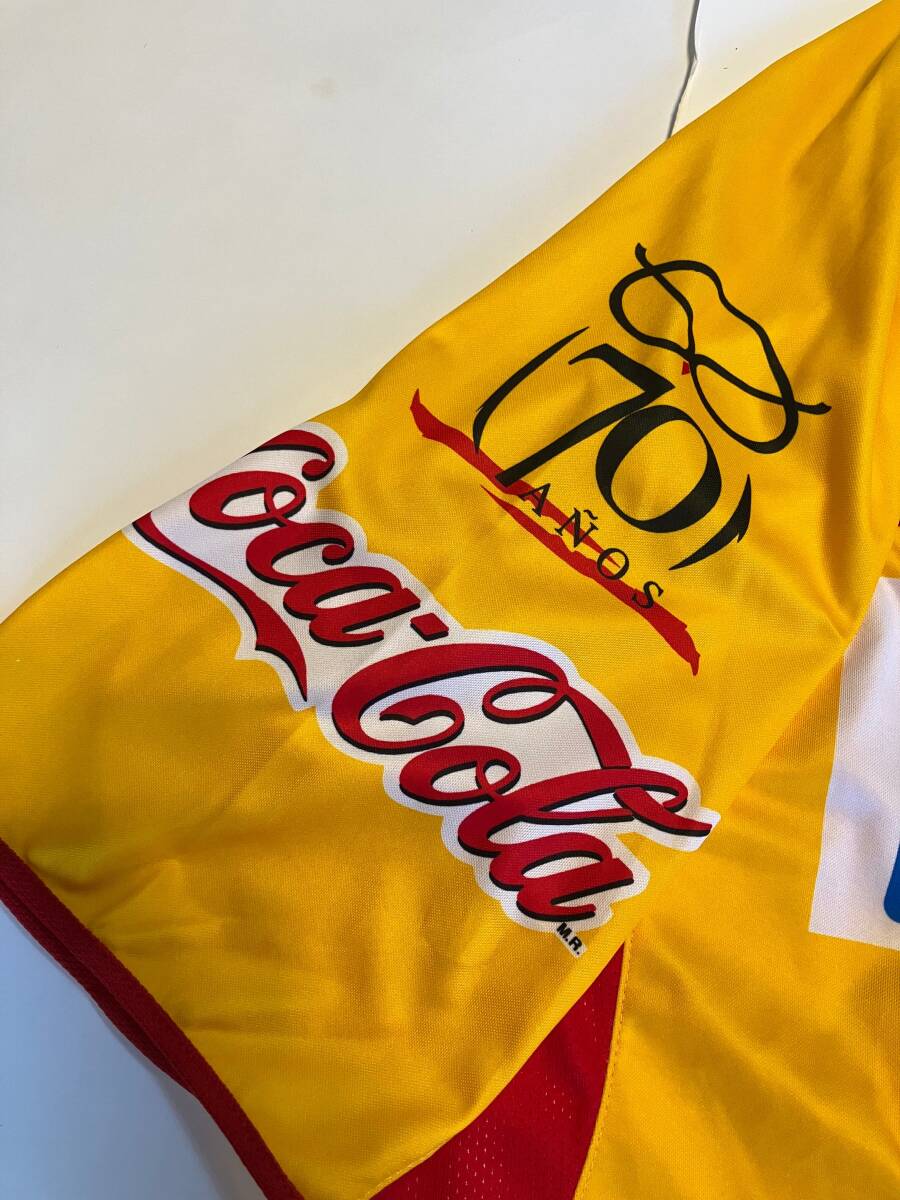 希少! エストゥディアンテス・テコス UAG 2004-05 メキシコ グアダラハラ Atletica アウェイ 半袖 ユニフォーム L〜XLサイズ程度 リーガMX_画像3