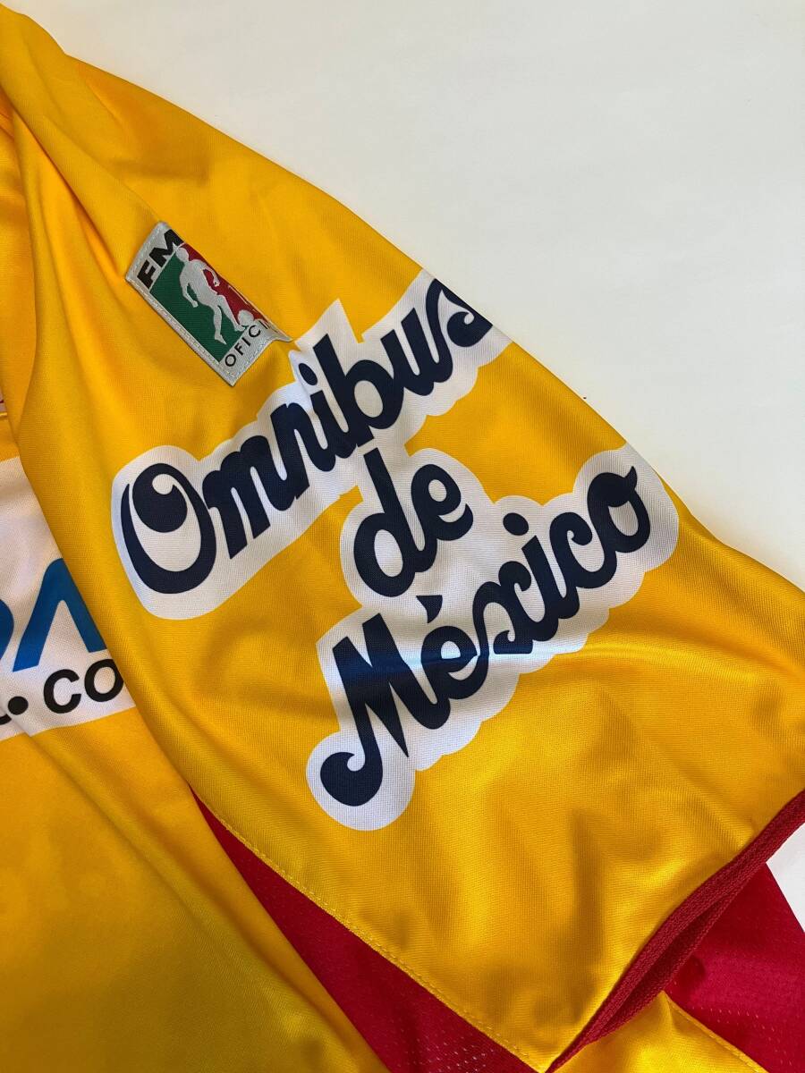 希少! エストゥディアンテス・テコス UAG 2004-05 メキシコ グアダラハラ Atletica アウェイ 半袖 ユニフォーム L〜XLサイズ程度 リーガMX_画像4