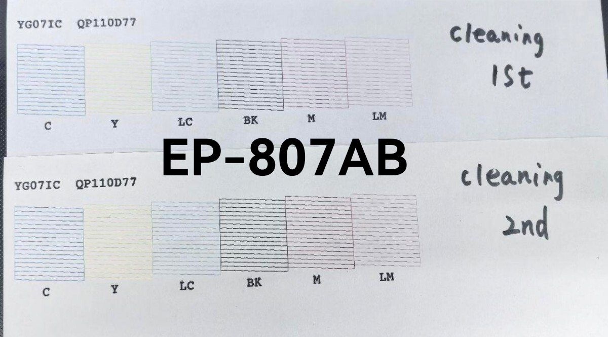  рабочее состояние подтверждено EPSON принтер струйный принтер 2 шт. EP-805AW EP-807AB Epson 