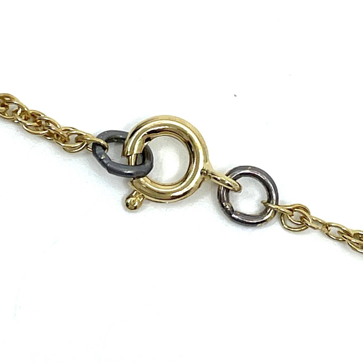 【タグ付き未使用品】WEDGWOOD ウェッジウッド ネックレス ハートモチーフ ブルー×ホワイト 天使 エンジェル 横顔 ジャスパー ゴールド_画像9