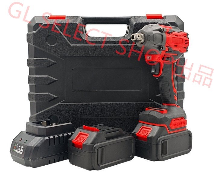 電動インパクトレンチ 400N.m 多点セ ット ー1台4役タイヤ交換 バッテリー併用電動ドリルドライバー セット 10ノット電池2個 PSE認証済み_画像2