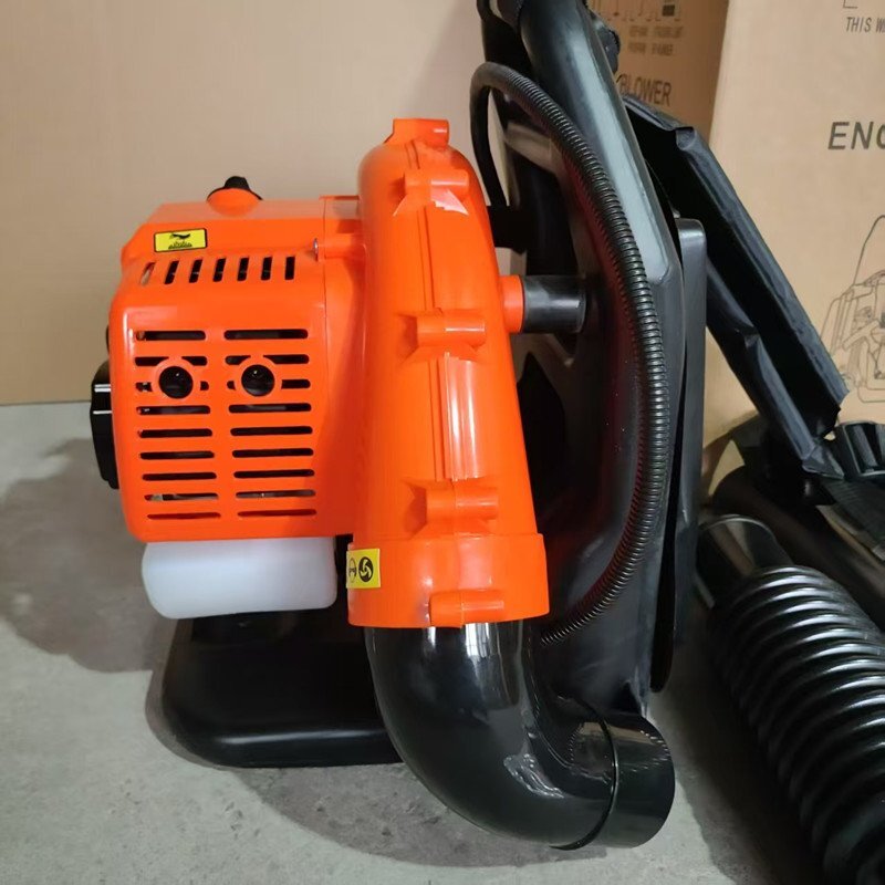 エンジンブロワー 背負い式 最強42.7cc 2サイクル ガソリンエンジンブロワー 落ち葉掃除機 ハイパワー ブロア 枯葉 消火器 送風機 除雪機_画像5