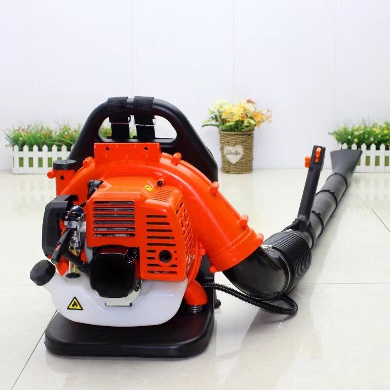 エンジンブロワー 背負い式 最強43cc 2サイクル ガソリンエンジンブロワー 落ち葉掃除機 ハイパワー ブロア 枯葉 消火器 送風機 除雪機_画像2