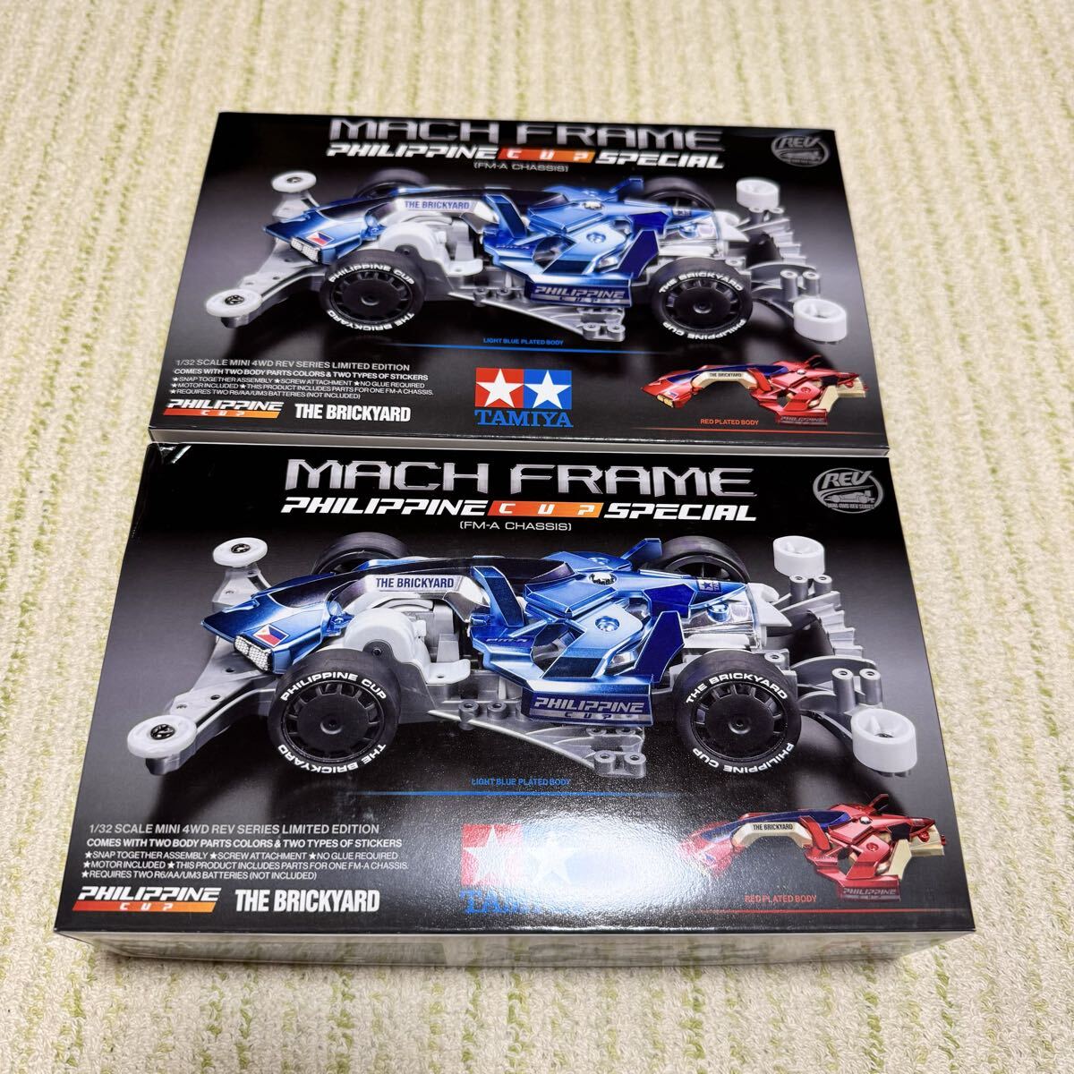 タミヤ ミニ四駆 マッハフレーム フィリピンカップスペシャル 3セット ミニ四駆 マッハフレーム フィリピンカップスペシャル 未組立