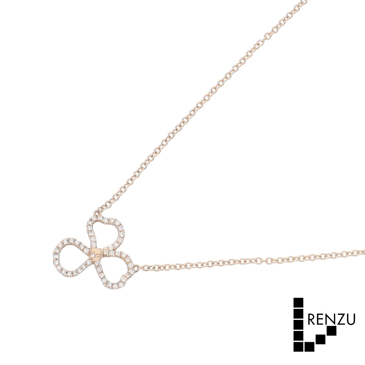 [中古]ティファニー ペーパーフラワー ダイヤモンド ネックレス 送料無料_画像1