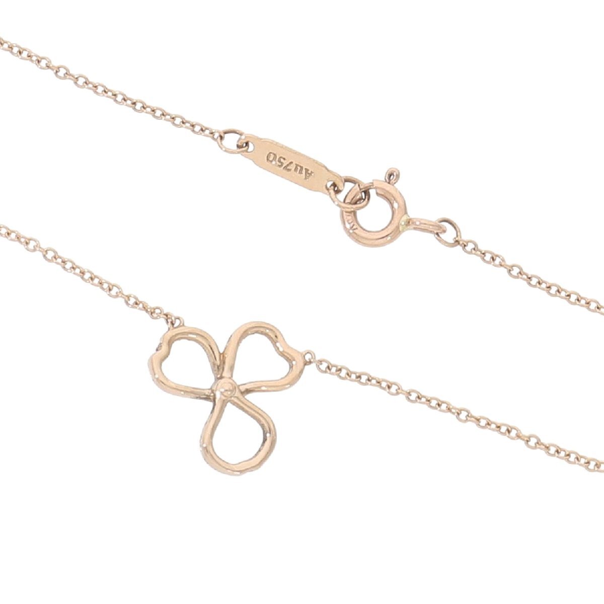 [中古]ティファニー ペーパーフラワー ダイヤモンド ネックレス 送料無料_画像5