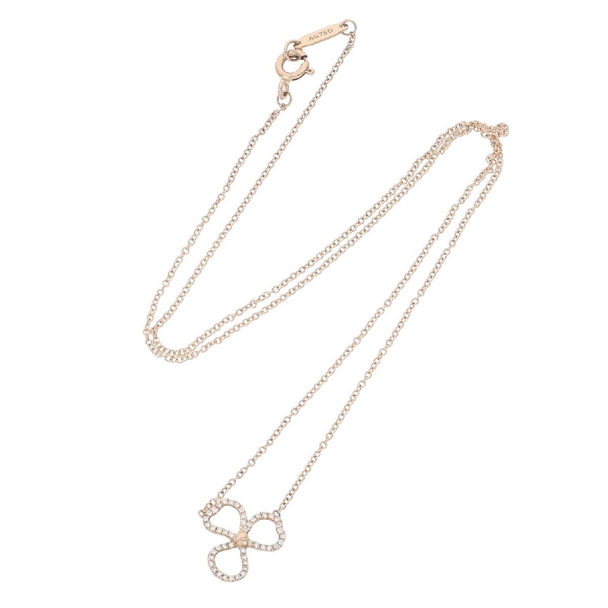 [中古]ティファニー ペーパーフラワー ダイヤモンド ネックレス 送料無料_画像6