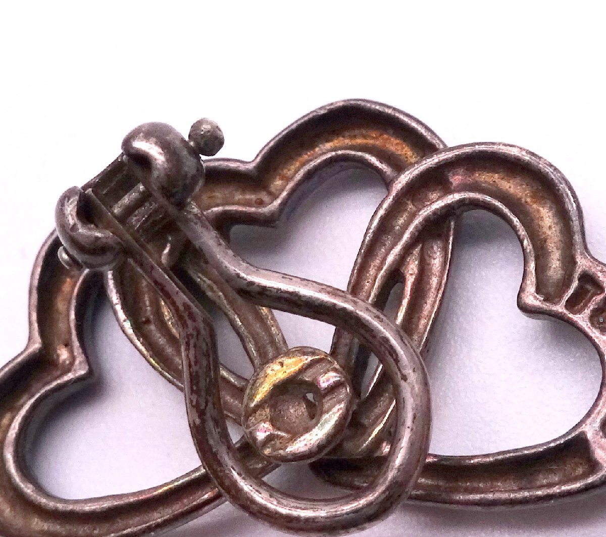 Tiffany&Co. ティファニー トリプル・オープンハート イヤリング 925刻印有 総重量7.3g アクセサリー ファッション 装飾品 1円~ T0334_画像6