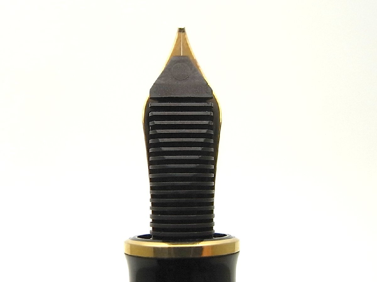 Pelikan スーベレーン M800 グリーン ストライプ ペン先 18C 750 M 万年筆 ペリカン 筆記用具 文房具 1円~ I0003_画像5