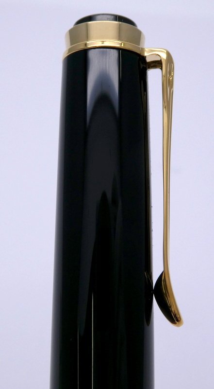 万年筆 PELIKAN ペリカン スーベレーン M400 ブラックxゴールド ペン先 14C-585 F 筆記用具 文房具 1円~ K0307_画像9