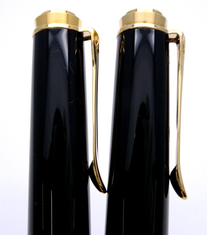 万年筆 3点 PELIKAN ペリカン スーベレーン ブルーストライプ/グリーンストライプ M205 DUO シャイニーグリーン 筆記用具 1円~ K0310_画像10