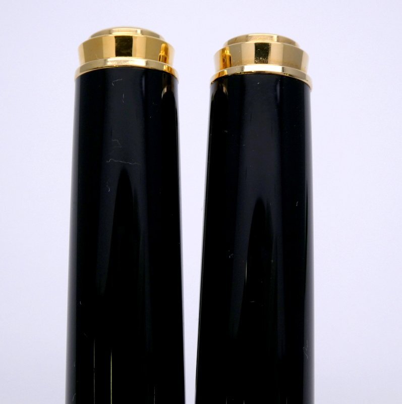 万年筆 3点 PELIKAN ペリカン スーベレーン ブルーストライプ/グリーンストライプ M205 DUO シャイニーグリーン 筆記用具 1円~ K0310_画像9