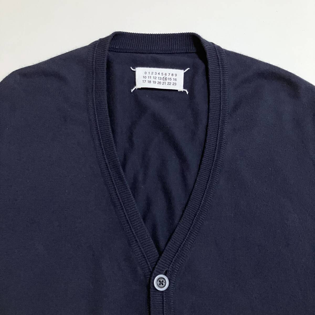 初期 ここのえ Maison Martin Margiela 14 コットン ニット カーディガン イタリア製 Lサイズ メゾンマルタンマルジェラ archive 5020148_画像6
