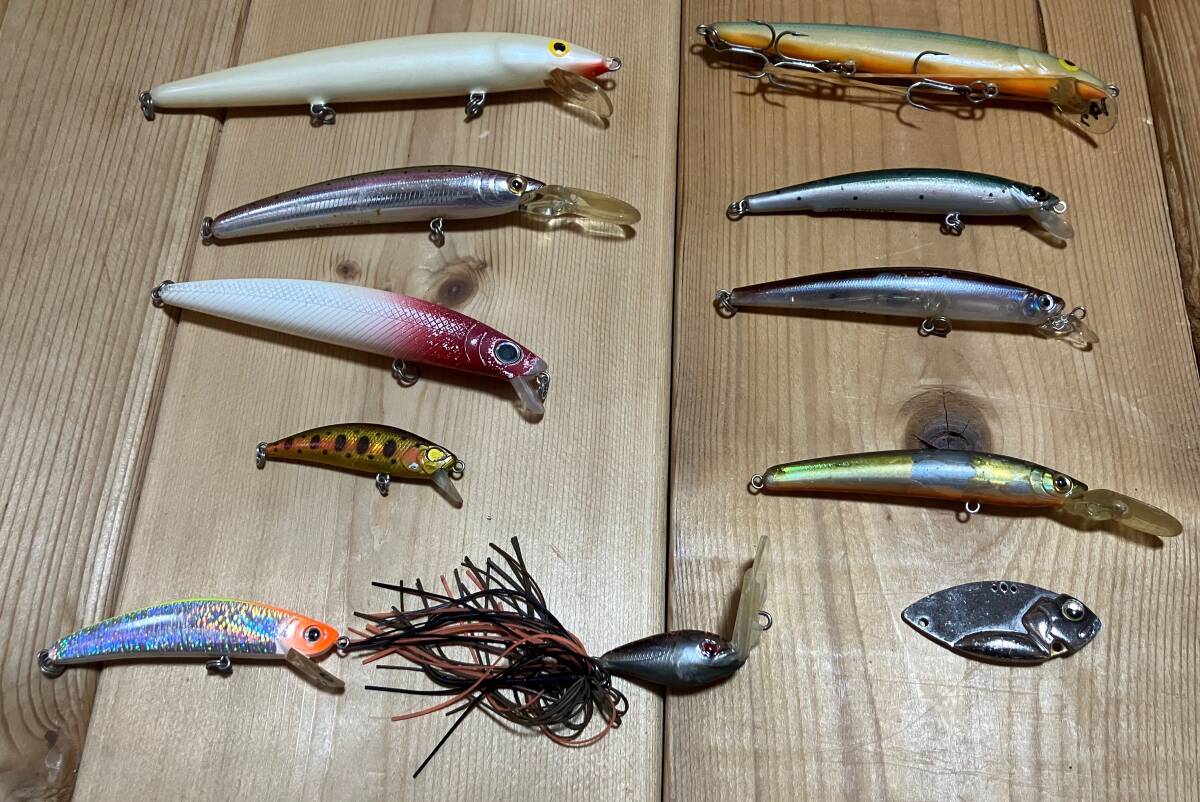バスルアー２０ケセット　メガバス、ラパラ、DUO、シマノ、ダイワ、ティムコ、ラッキークラフト、ZEAL、スミス、ストーム_画像1