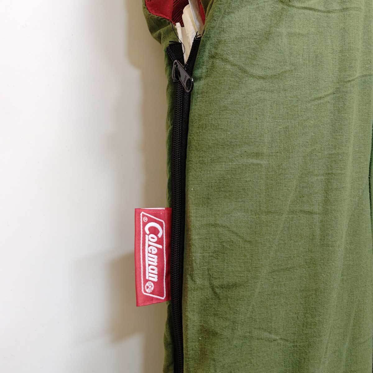 【中古】コールマン 8100A250 シュラフ 寝袋 封筒型 スリーピングバッグ 専用袋なし Coleman_画像5