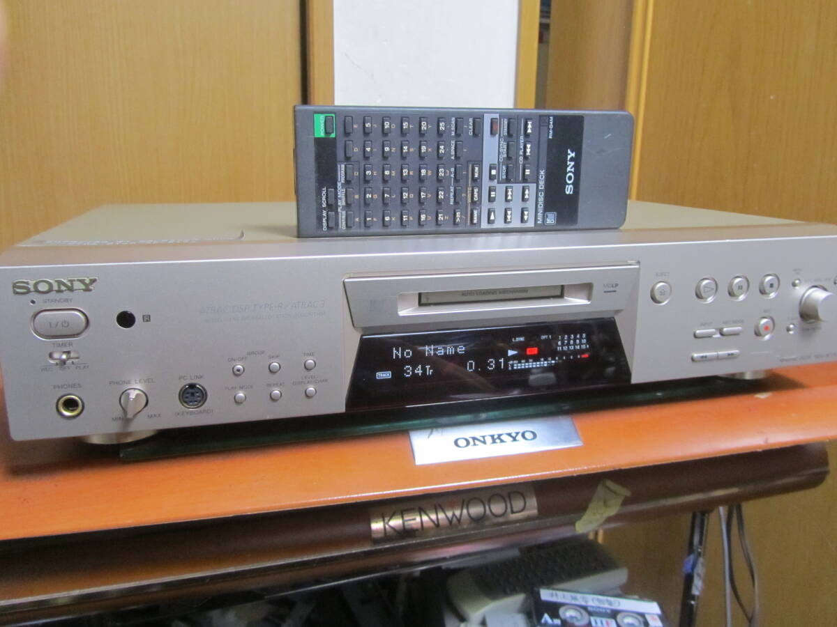 SONY MDS-JE770　動作・状態良好　代替リモコン付_画像1