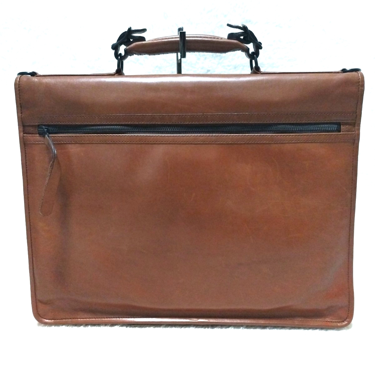 【美品】LUGGAGE LABEL ラゲッジレーベル DIRECT ディレクト 954-08903 レザー 2way ブリーフケース ビジネスバッグ ショルダーバッグ 廃盤_画像4