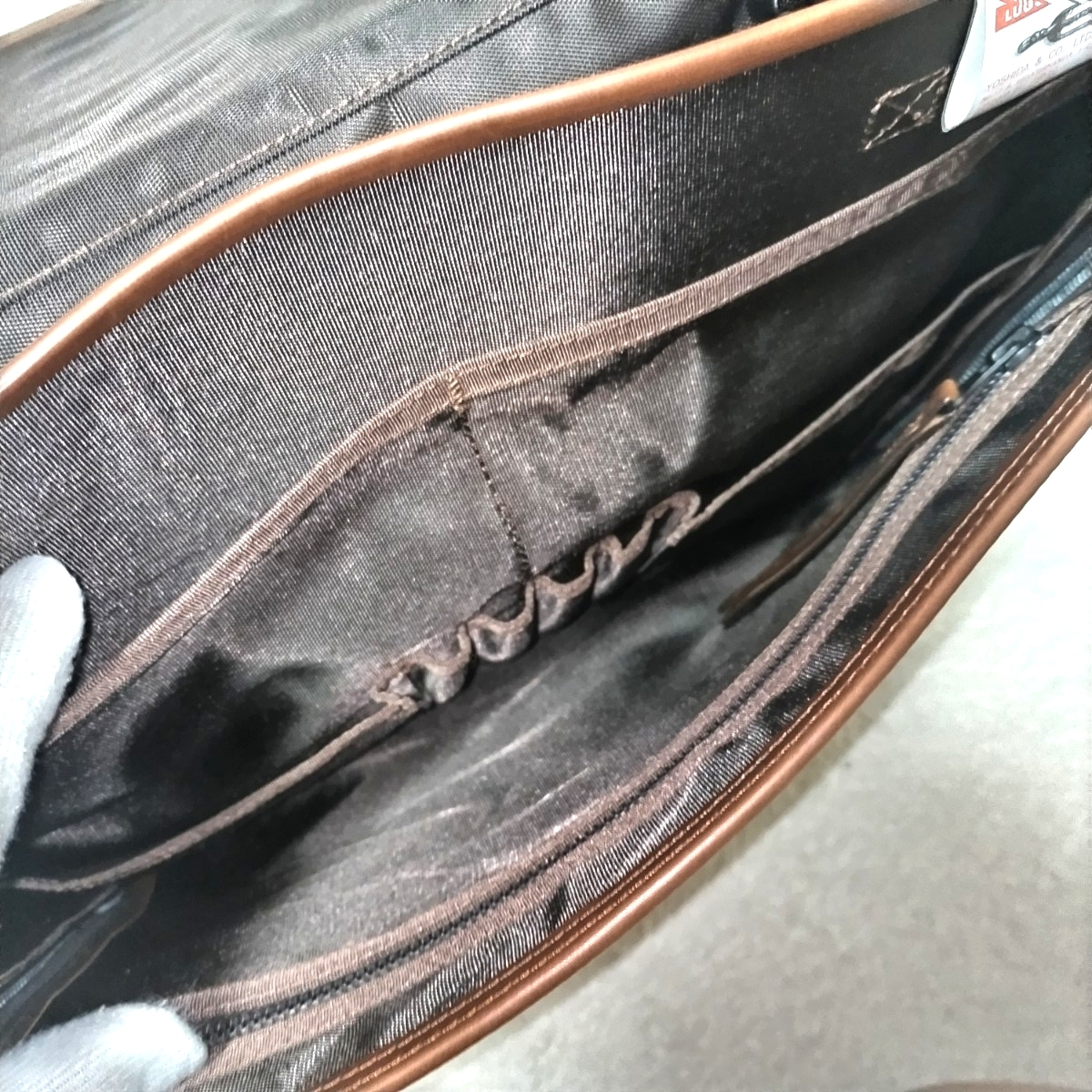 【美品】LUGGAGE LABEL ラゲッジレーベル DIRECT ディレクト 954-08903 レザー 2way ブリーフケース ビジネスバッグ ショルダーバッグ 廃盤_画像9