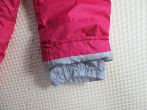 BG777【カロライン(株)】スノー・スキーパンツ　女児　淡赤　110_画像4