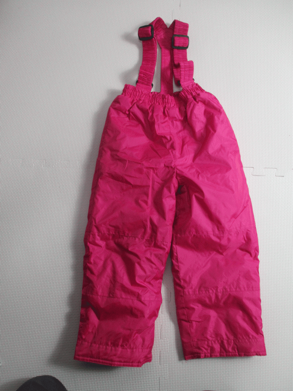 BG777【カロライン(株)】スノー・スキーパンツ　女児　淡赤　110_画像1