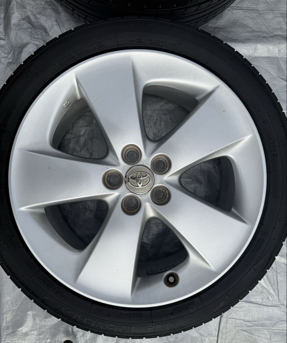 Prius (30 Prius ) S touring б/у шина колесо (215/45R17 87W) 2 шт 215/45R17 91W). офсет 177J 50 4 шт. комплект PCD100