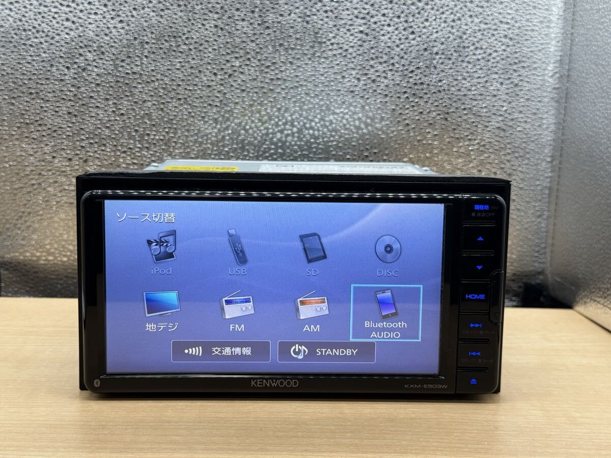 KENWOOD ケンウッド KXME503WS 地図データ2017年チェックOK CD DVD AM FM BLUETOOTH OK フルセグ　カーナビ_画像3