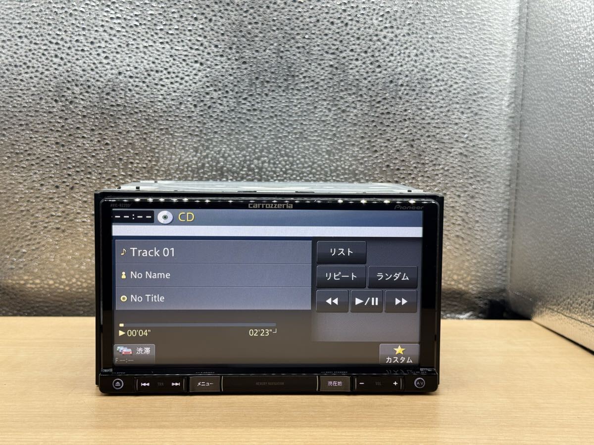 カロッツェリア carrozzeria メモリーナビ AVIC-RZ200地図データ2016年チェックok DVD 無し。CD ok ワンセグ　カーナビ_画像4