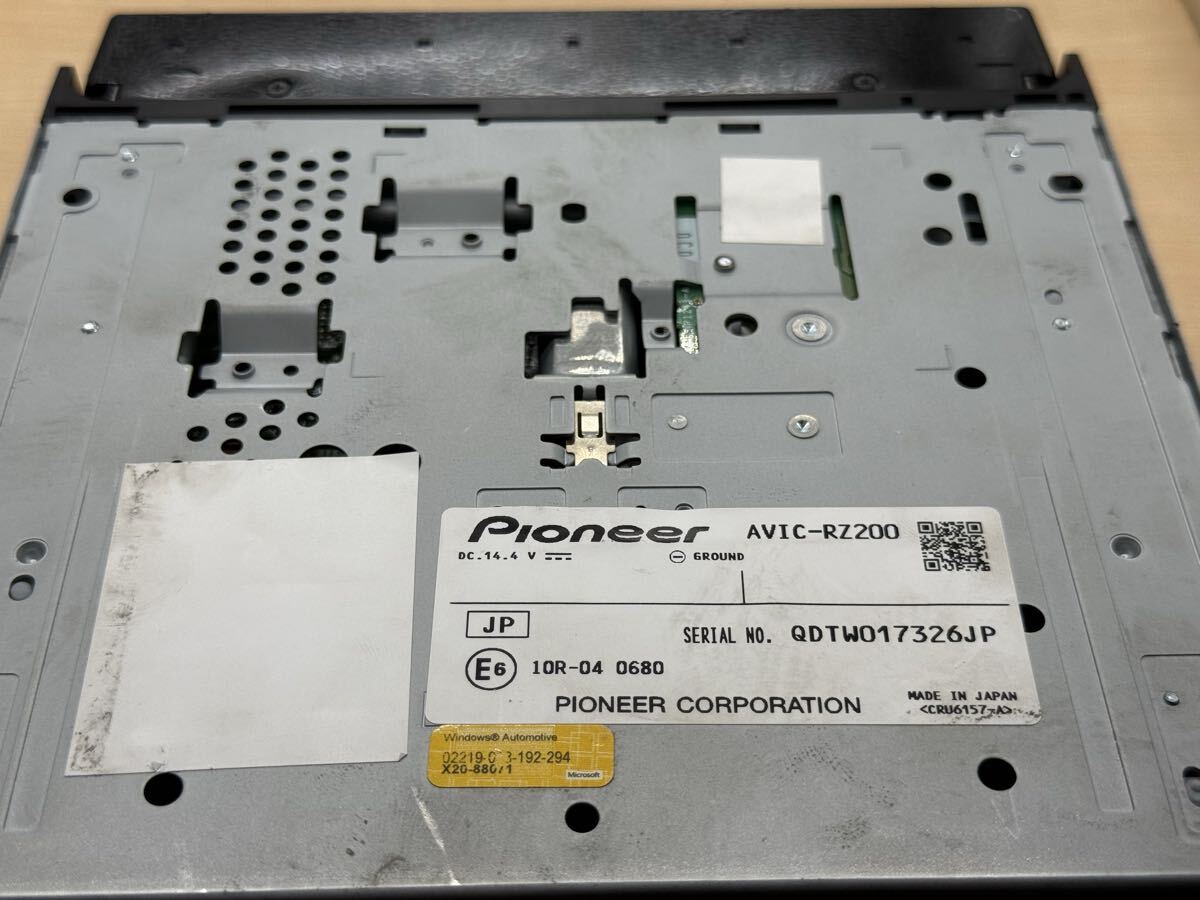 カロッツェリア carrozzeria メモリーナビ AVIC-RZ200地図データ2016年チェックok DVD 無し。CD ok ワンセグ　カーナビ_画像10