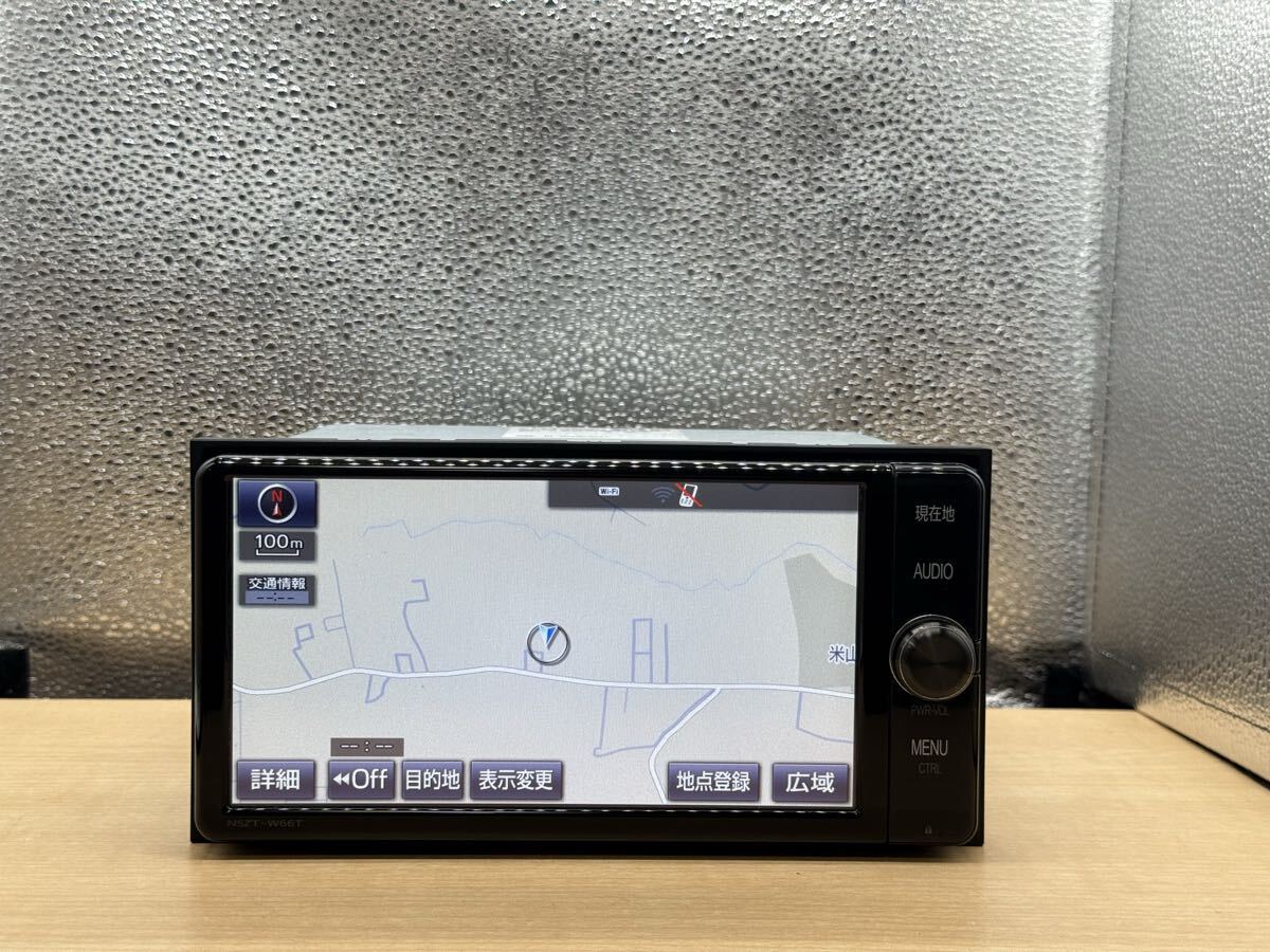 トヨタ 純正　メモリーナビNSZT-W66T地図データ2017年チェックok SD CD DVD BLUETOOTH OK フルセグ　カーナビゲーション_画像1