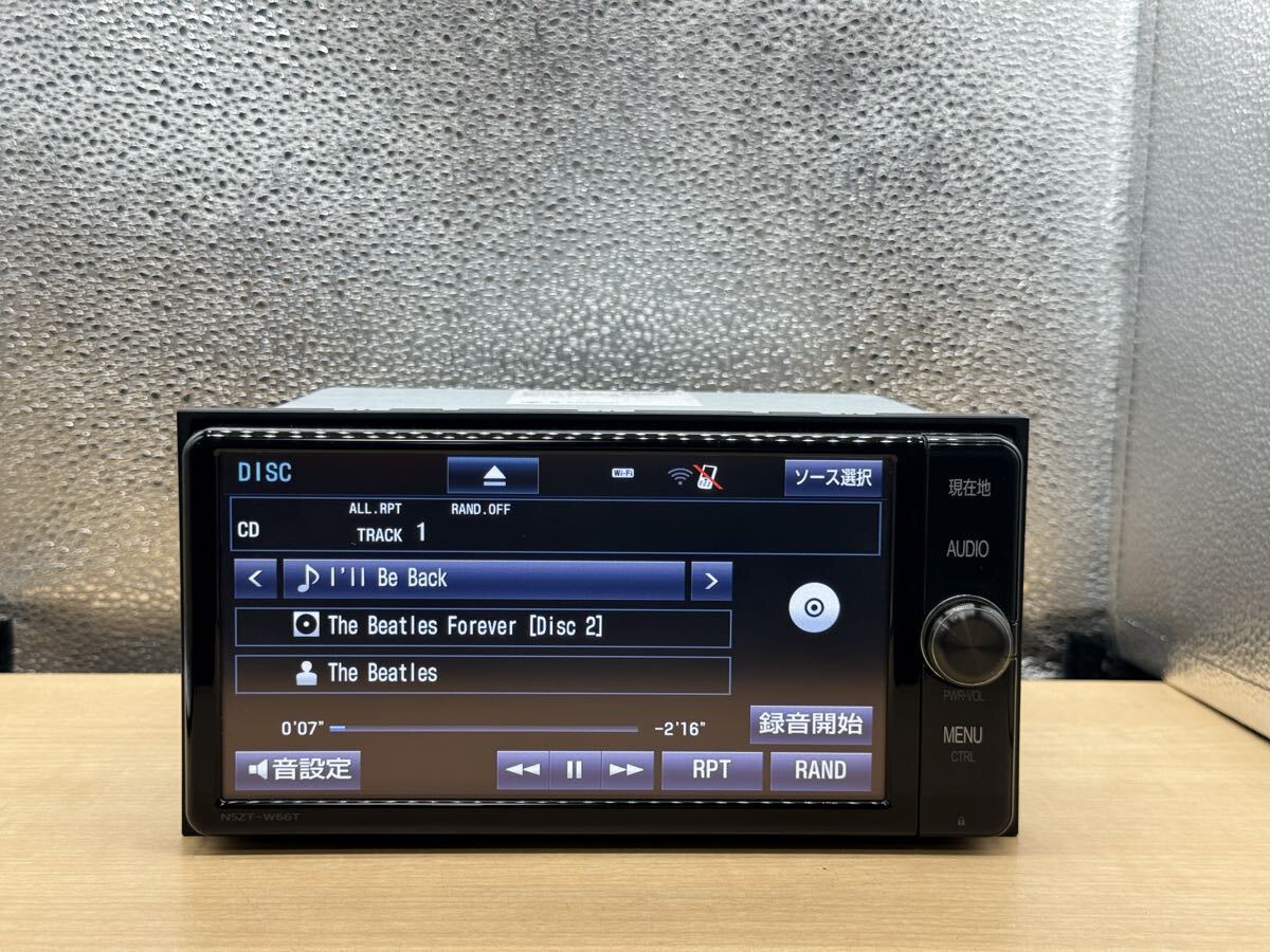 トヨタ 純正　メモリーナビNSZT-W66T地図データ2017年チェックok SD CD DVD BLUETOOTH OK フルセグ　カーナビゲーション_画像4
