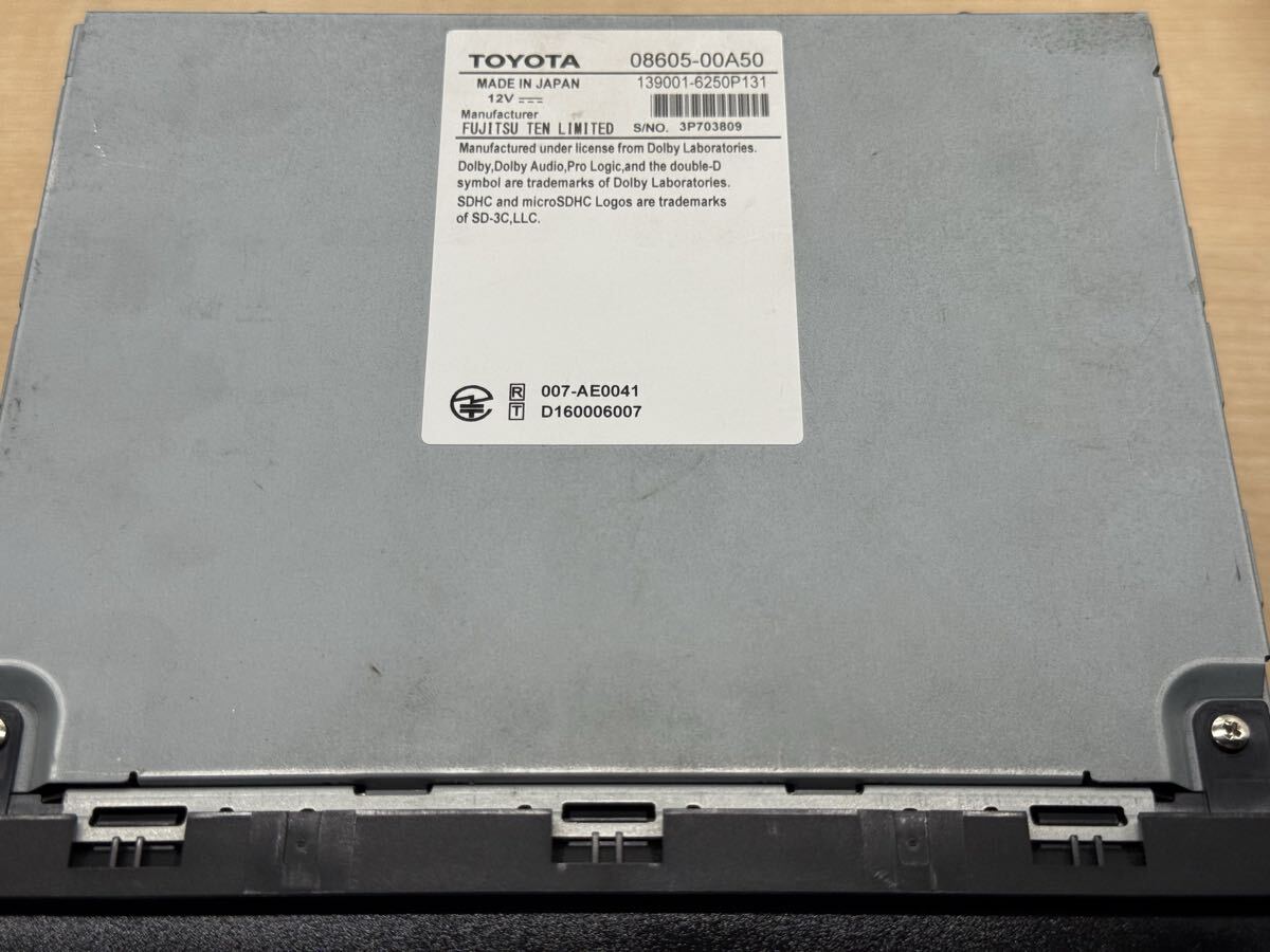 トヨタ 純正　メモリーナビNSZT-W66T地図データ2017年チェックok SD CD DVD BLUETOOTH OK フルセグ　カーナビゲーション_画像10