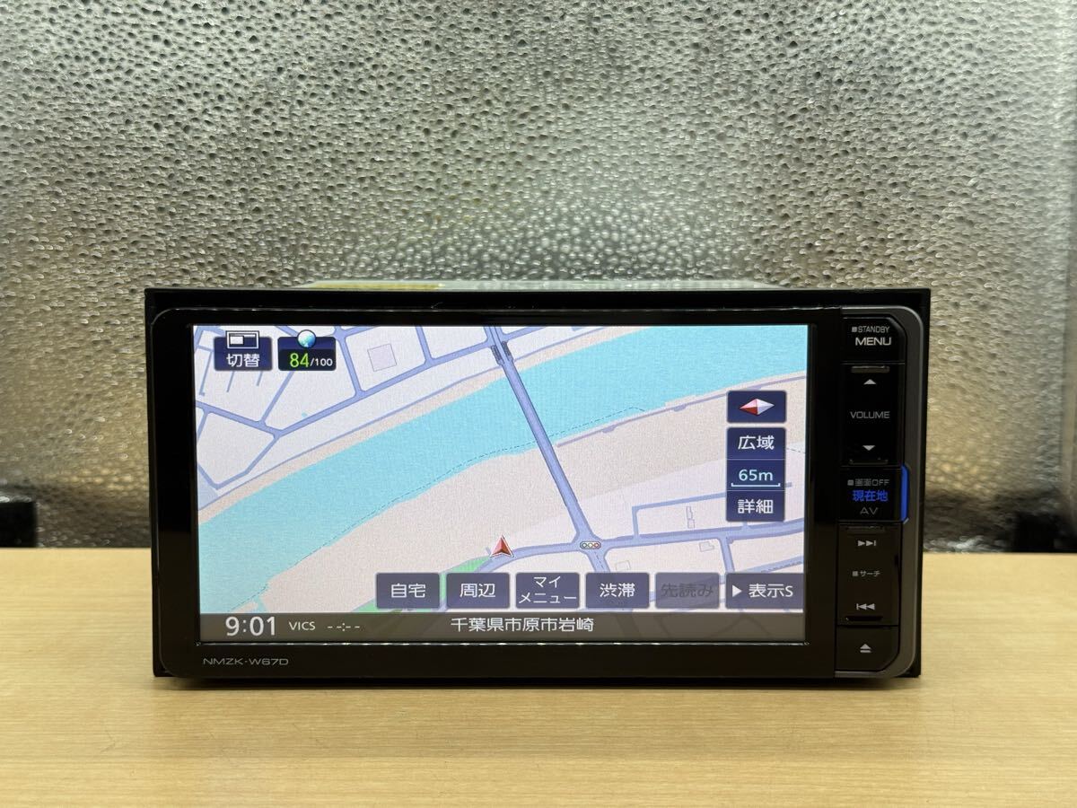 トヨタ ダイハツ NMZK-W67D 地図データ2016メモリーナビ チェック オッケー OK CD DVD OK BLUETOOTH OK フルセグ カーナビa_画像1