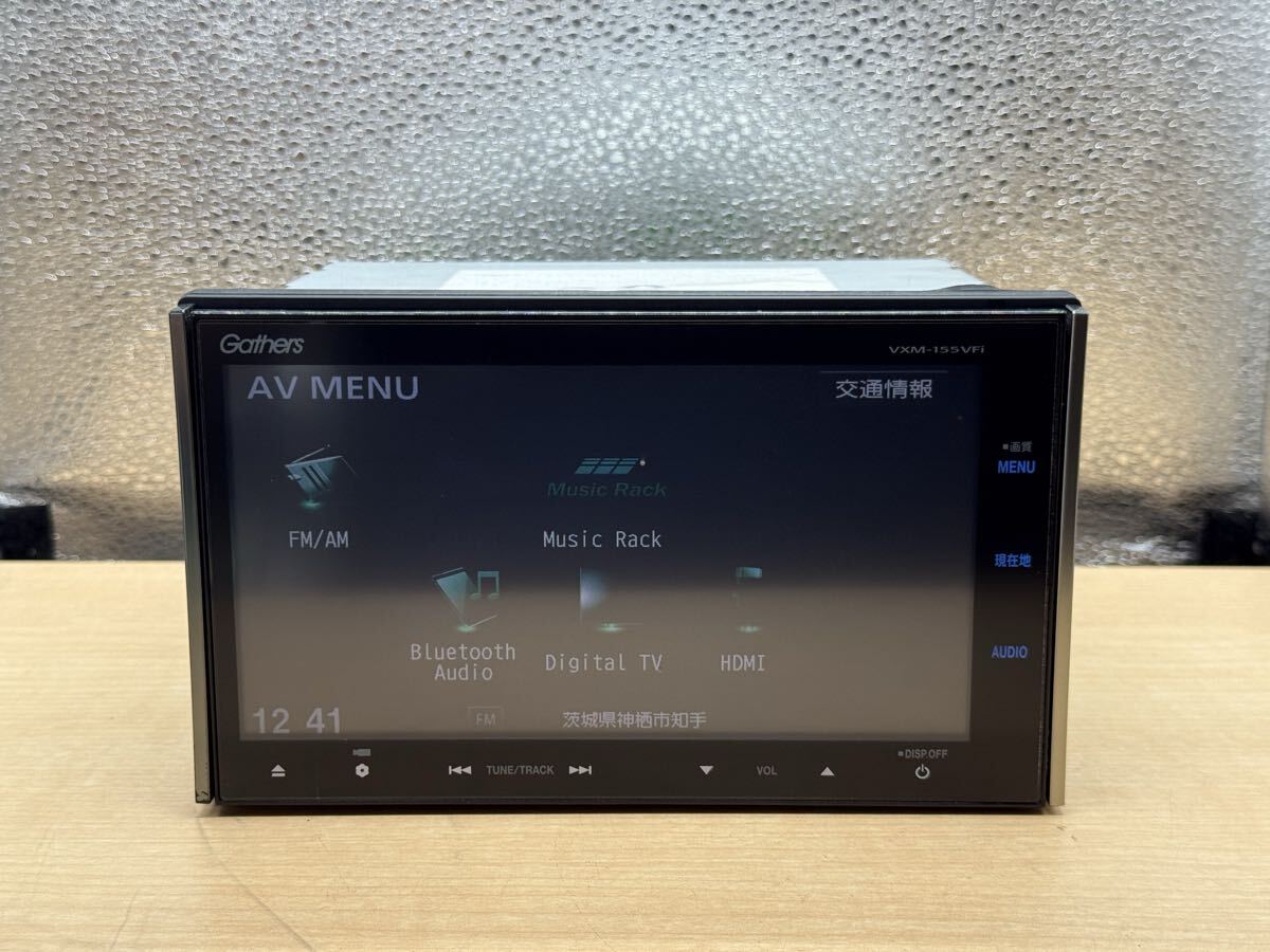 Gathers ホンダ メモリーナビ VXM-155VFi地図データ2016年チェックok フルセグ CD DVD SD audio HDMi VTR AUX iPOD USB _画像3