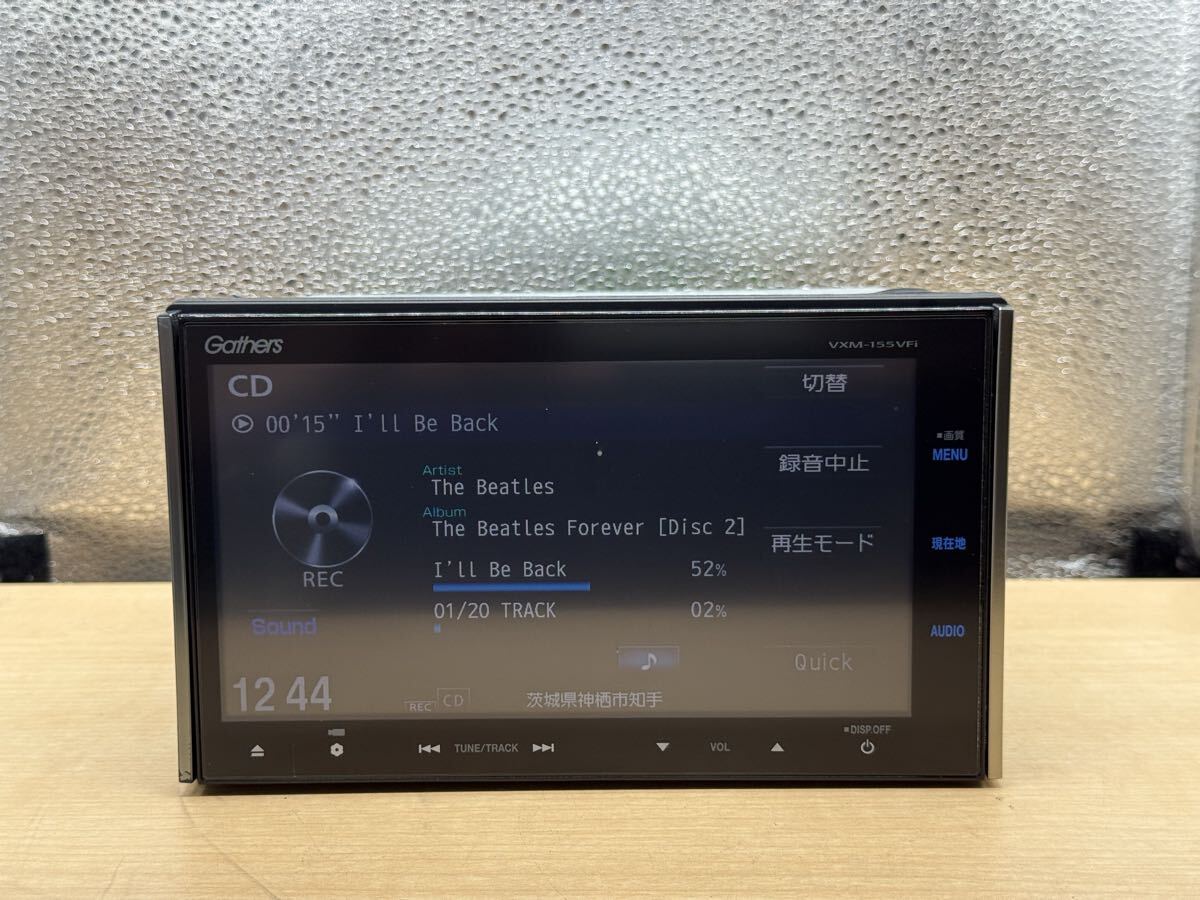 Gathers ホンダ メモリーナビ VXM-155VFi地図データ2016年チェックok フルセグ CD DVD SD audio HDMi VTR AUX iPOD USB _画像5