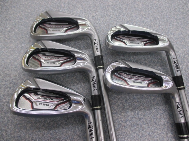 Be ZEAL 535 アイアン【2017年】 5本セット/ VIZARD for Be ZEAL（R)　中古品_画像1