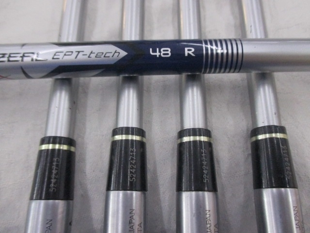 Be ZEAL 535 アイアン【2017年】 5本セット/ VIZARD for Be ZEAL（R)　中古品_画像4