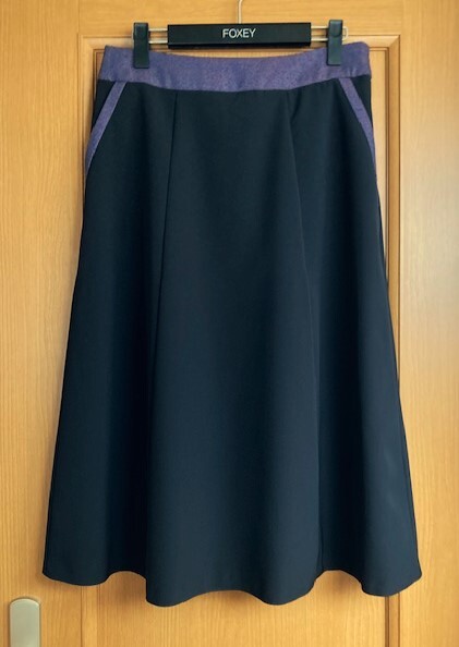 大きいサイズ★Reflect リフレクト ブラウス スカート ワンピース見えセットアップ*13★黒_画像8