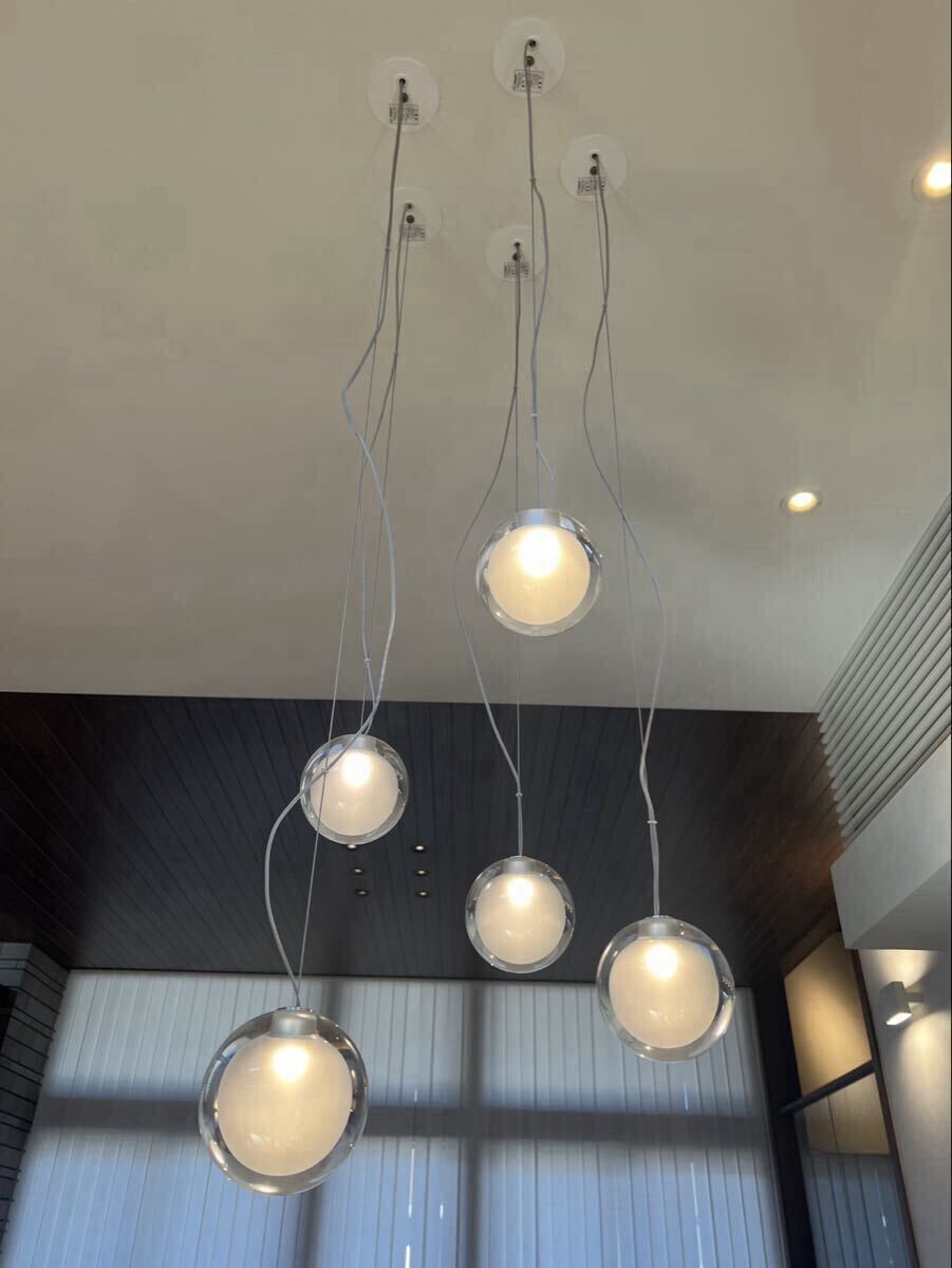 2027 YAMAGIWA ヤマギワ Tear Drop Mini LED ティアドロップライト 吊り下げ照明 ペンダントライト SS401 1個のみ 展示品 _画像1