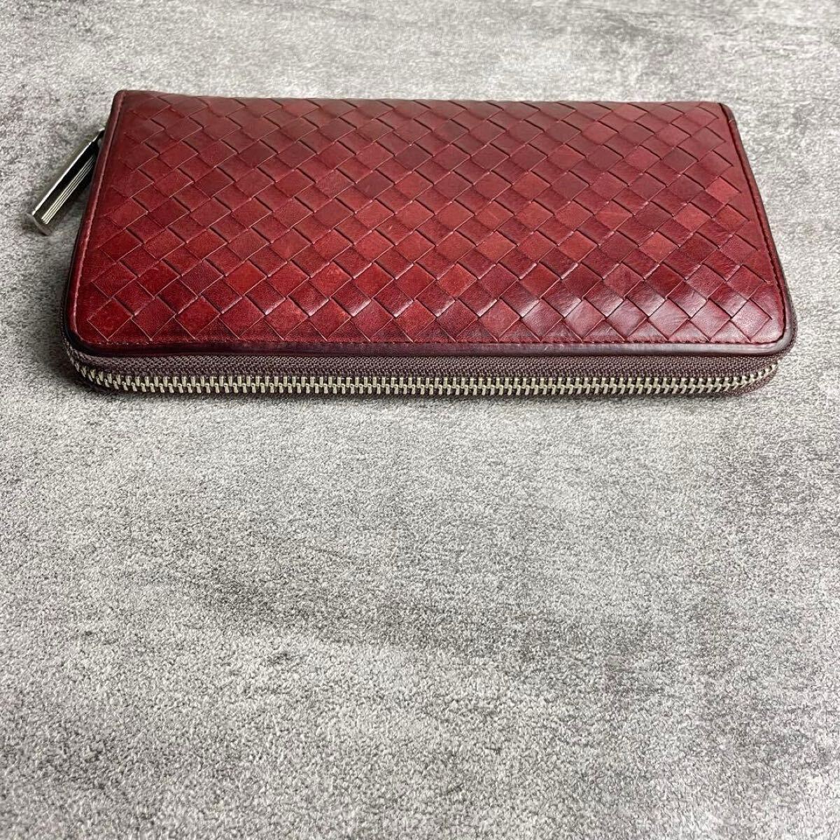 ココマイスター 長財布 ポンテマットーネ ドクトゥス COCOMEISTER Ponte Mattone Doctus レアカラー レザー 編み込み _画像6