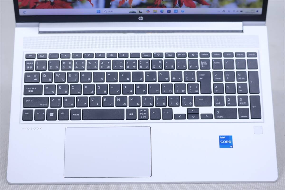 即配 美品 2023年モデル 13世代Corei5 16Gメモリ HP ProBook 450 G10 i5-1335U 16G 256G 15.6FHD Wi-Fi6 Win11 リカバリ SAA評価_画像2