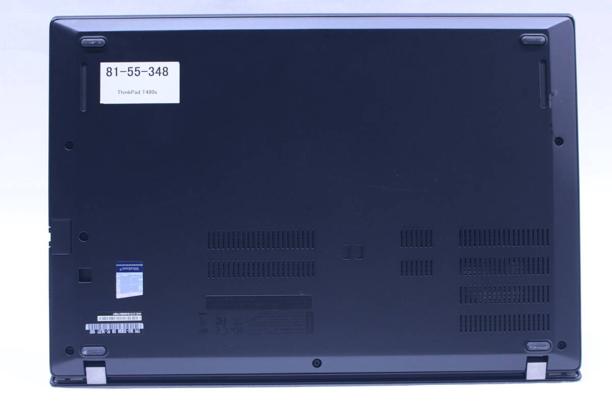 1円～ バッテリー良好 薄型モデル ThinkPad T480s LTE i5-8250U 8G SSD256G 14.0FHD Win11 180度開閉液晶 格安 BAA評(píng)価
