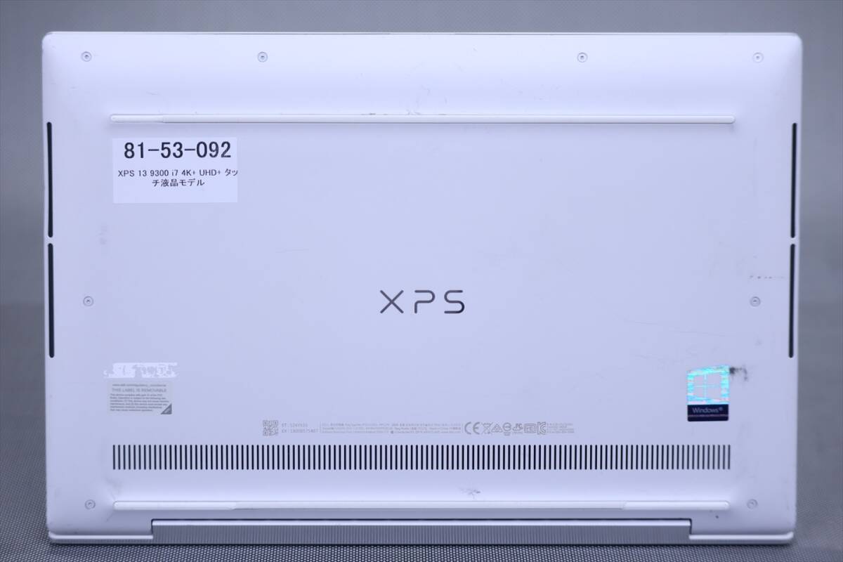 即配 4K+液晶 タッチパネル Corei7パワフルCPU XPS 13 9300 i7-1065G7 16G SSD1TB 13.4UHD+ Windows11 BAA評価_画像6